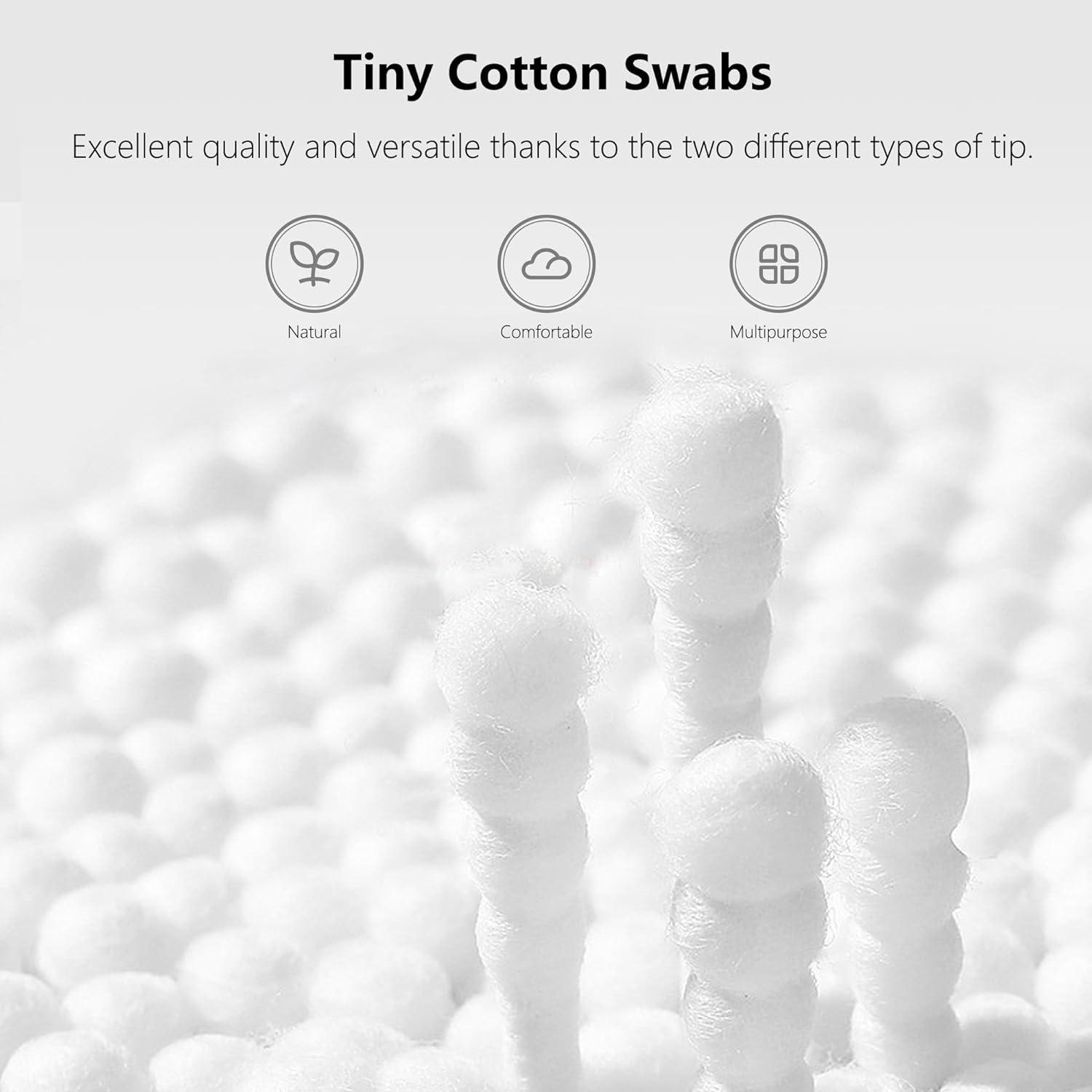 image2000pcs Tiny Cotton Buds with Round amp Spiral Suitable for Baby Ear Nose CleanCosmeticsPersonal HygieneRound Spiral 2500pcs