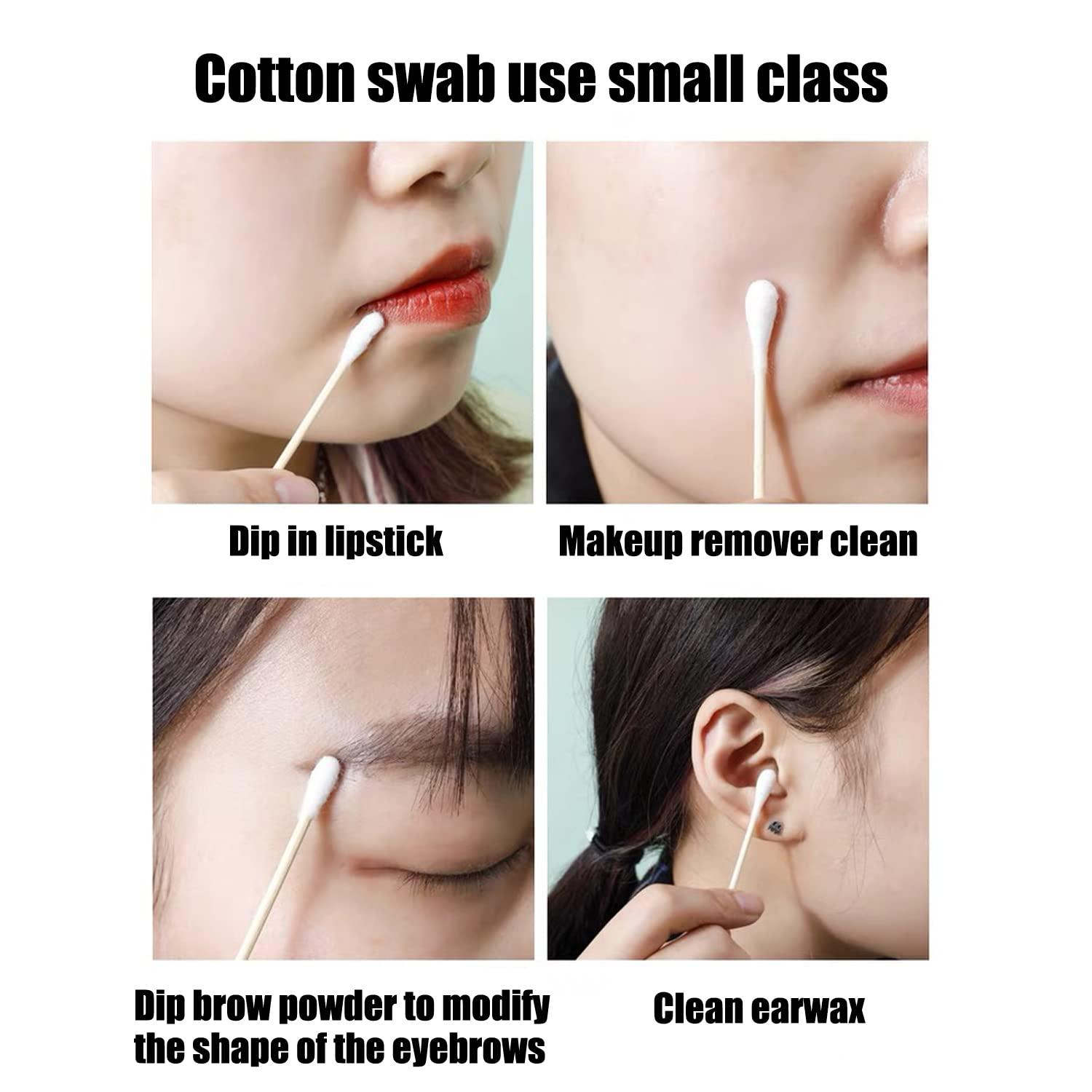 imageThick Cotton SwabsXL Size Natural Bamboo Cotton BudsOrganic Biodegradable Large Double Tips Swabs Extra Absorbent Cotton Swabs For CleaningBamboo XL 252pcs