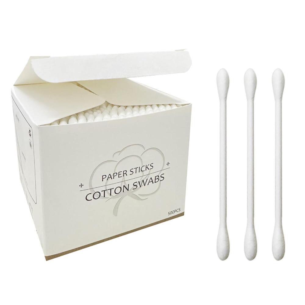 imageCotton Swabs with Wooden SticksBiodegradable Cotton Buds 2000pcs1000pcs