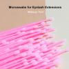 2100PCS Microswabs for Eyelash Extensions，Micro Applicators Brush for Cleaning and Applying Make-up Pink (Head Diameter: 2.0mm)(Pink)