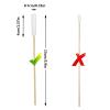 6 Inch Long Cotton Swabs of Medium and Large Pets Ears Cleaning or Makeup 400pcs(6″ 100pcs)