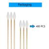 6″ Long Cotton Swabs 2000pcs for Makeup, Gun Cleaning or Pets Care(400)