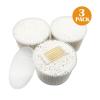 Bamboo Cotton Swabs, Biodegradable Wood Cotton Buds 1000pcs(3 Pack（1500pcs）)