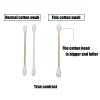 Thick Cotton Swabs,XL Size Natural Bamboo Cotton Buds,Organic Biodegradable, Large Double Tips Swabs, Extra Absorbent Cotton Swabs For Cleaning(Bamboo XL 756pcs)