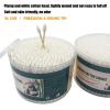 Thick Cotton Swabs,XL Size Natural Bamboo Cotton Buds,Organic Biodegradable, Large Double Tips Swabs, Extra Absorbent Cotton Swabs For Cleaning(XL Precision&Round tip 252pcs)