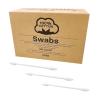 600pcs Precision Tip Cotton Swabs/Double Pointed Cotton Buds for Makeup(2400pcs)