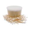 Bamboo Cotton Swabs, Biodegradable Wood Cotton Buds 1000pcs(3 Pack（1500pcs）)