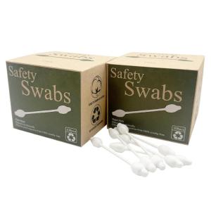 2 Packs Safety Cotton Swabs with Large Tip, Baby Cotton Buds 216pcs(216pcs)