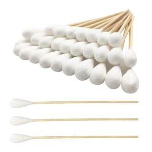 6 Inch Long Cotton Swabs (Large Size) 600pcs for Pets, Gun Cleaning or Makeup(400)
