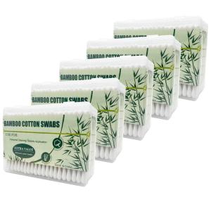 Bamboo Cotton Swabs, Biodegradable Wood Cotton Buds 1000pcs(Bamboo 1000pcs)